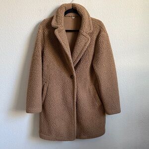 Cozy Brown Teddy Coat